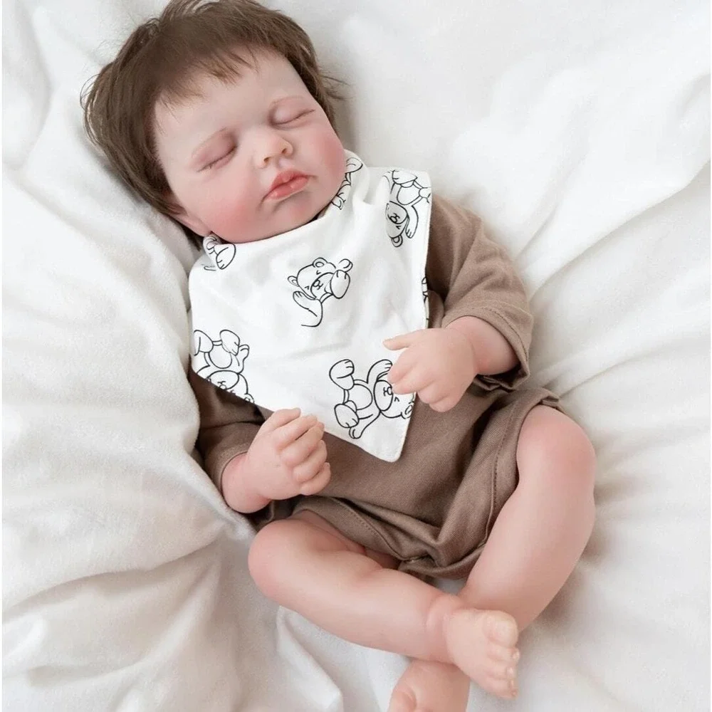 Realistic 20 Inch‎ Lifelike Sleeping Baby Boy Newborn